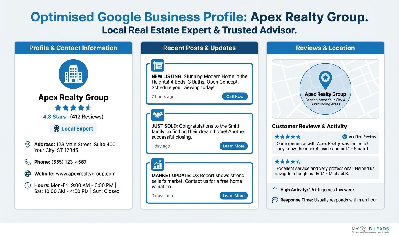 Google Business Profile for real estate agencies
