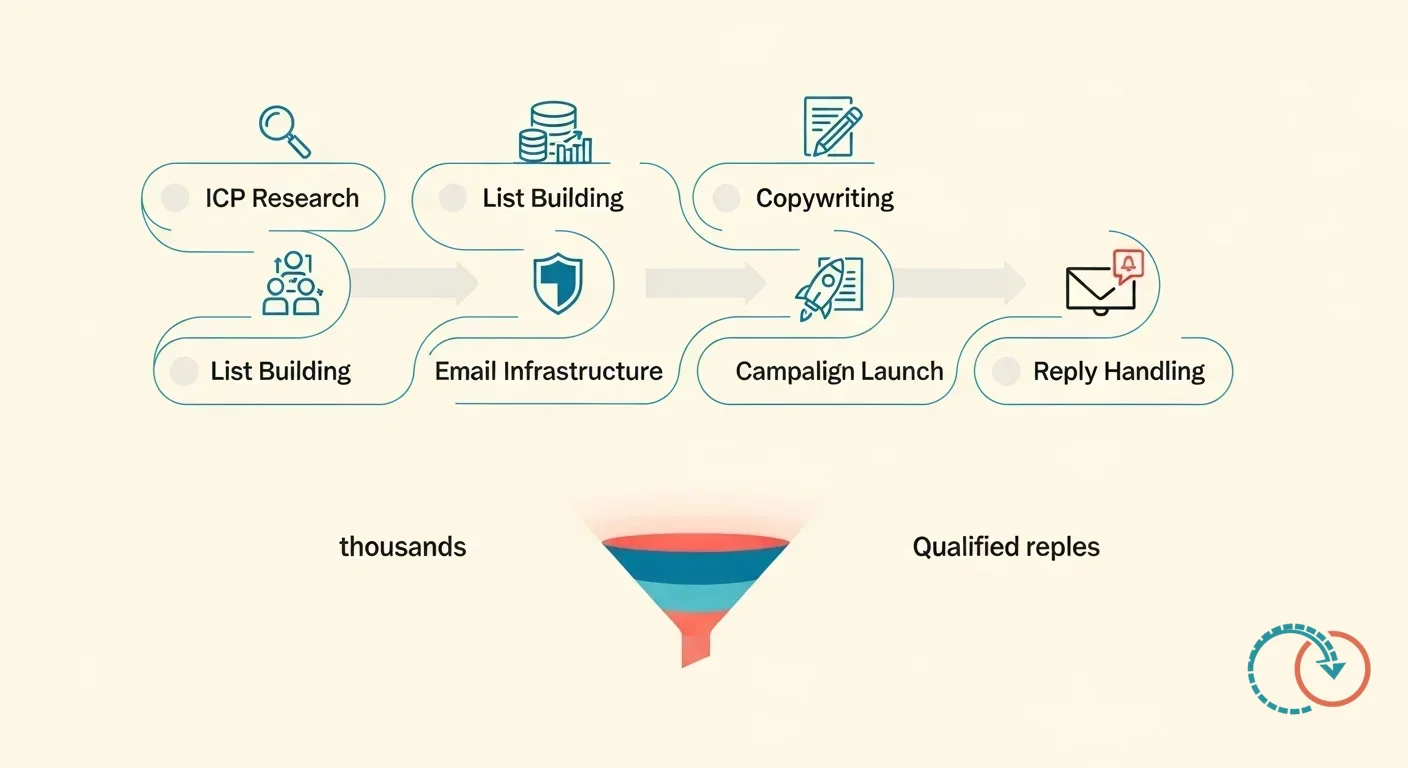 Cold Email with Claude Code: 13-Phase Pipeline